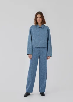 Modström HennesyMD jacket - Structured Medium Blue< Denim|Frakker & Jakker