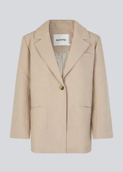 Modström HerminaMD jacket - Beige melange< Frakker & Jakker