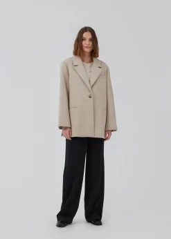Modström HerminaMD jacket - Beige melange< Frakker & Jakker