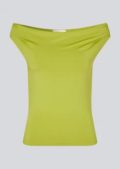 Modström HimaMD off-shoulder top - Golden Lime< Toppe
