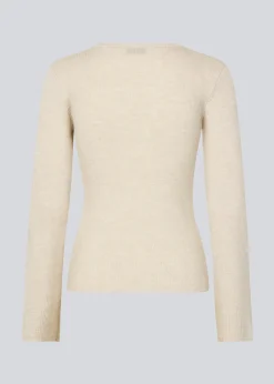 Modström HirokiMD o-neck - Summer Sand< Strik & Bluser