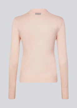Modström HirokiMD polo - Pale Pink< Strik & Bluser