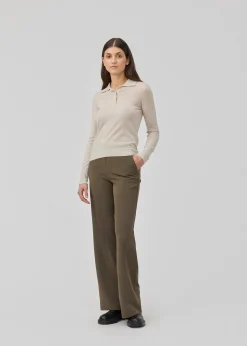 Modström HirokiMD polo - Summer Sand< Strik & Bluser