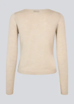 Modström HirokiMD short cardigan - Summer Sand< Strik & Bluser