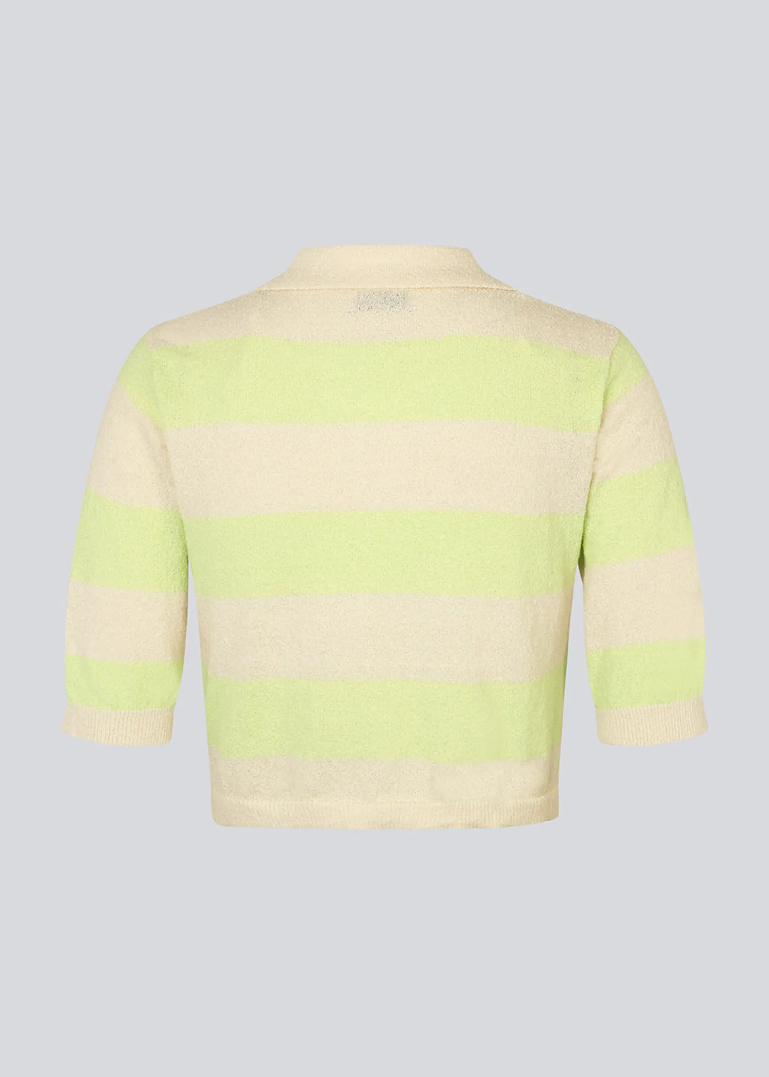 Modström HollisterMD cardigan - Summer Sand Butterfly Stripe< Strik & Bluser