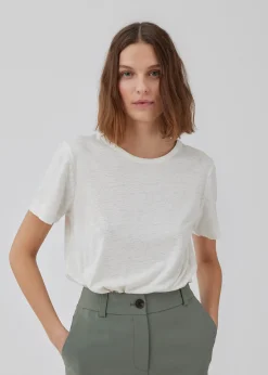 Modström HoltMD t-shirt - Soft White< Basic|T-Shirts