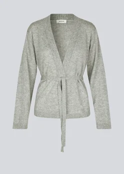 Modström HowieMD cardigan - Grey Melange< Strik & Bluser