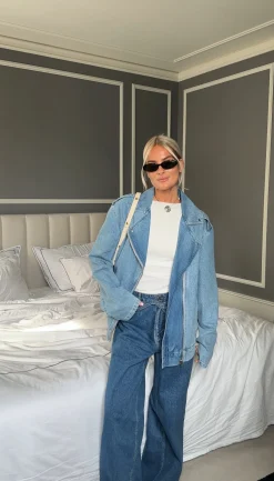 Modström IbenMD jacket - 80s Blue Wash< Denim