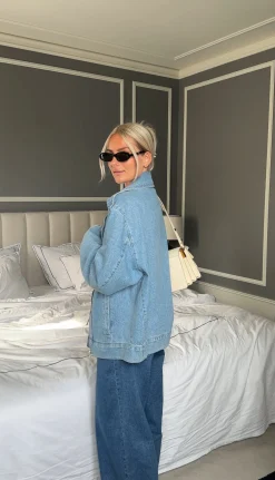 Modström IbenMD jacket - 80s Blue Wash< Denim