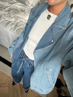Modström IbenMD jacket - 80s Blue Wash< Denim