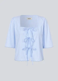 Modström InaraMD top - Light Blue stripe< Toppe