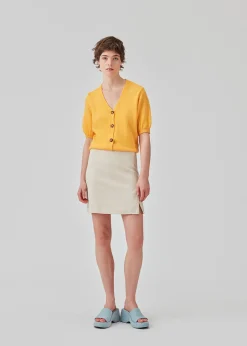 Modström Irene cardigan - Gold Fusion< Strik & Bluser