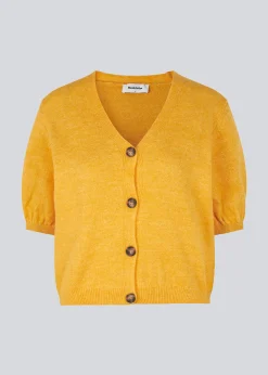 Modström Irene cardigan - Gold Fusion< Strik & Bluser