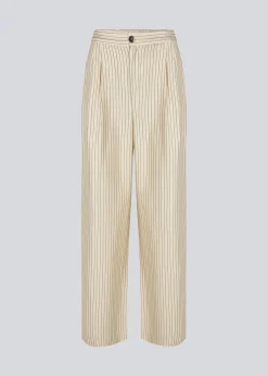 Modström IsabelMD pants - Summer Sand Pinstripe< Bukser