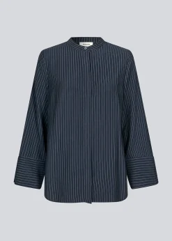 Modström IsabelMD shirt - Navy Sky pinstripe< Skjorter