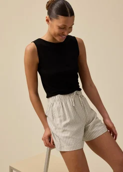 Modström IsabelMD shorts - Summer Sand Pinstripe< Shorts