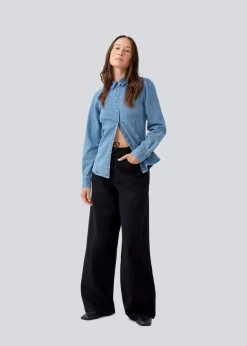 Modström IsoldeMD solid pants -< Denim|Bukser
