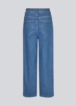 Modström IsoldeMD solid pants - Distressed Blue< Basic|Denim