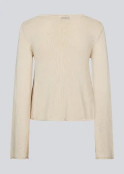 Modström IvonneMD o-neck - Summer Sand< Strik & Bluser