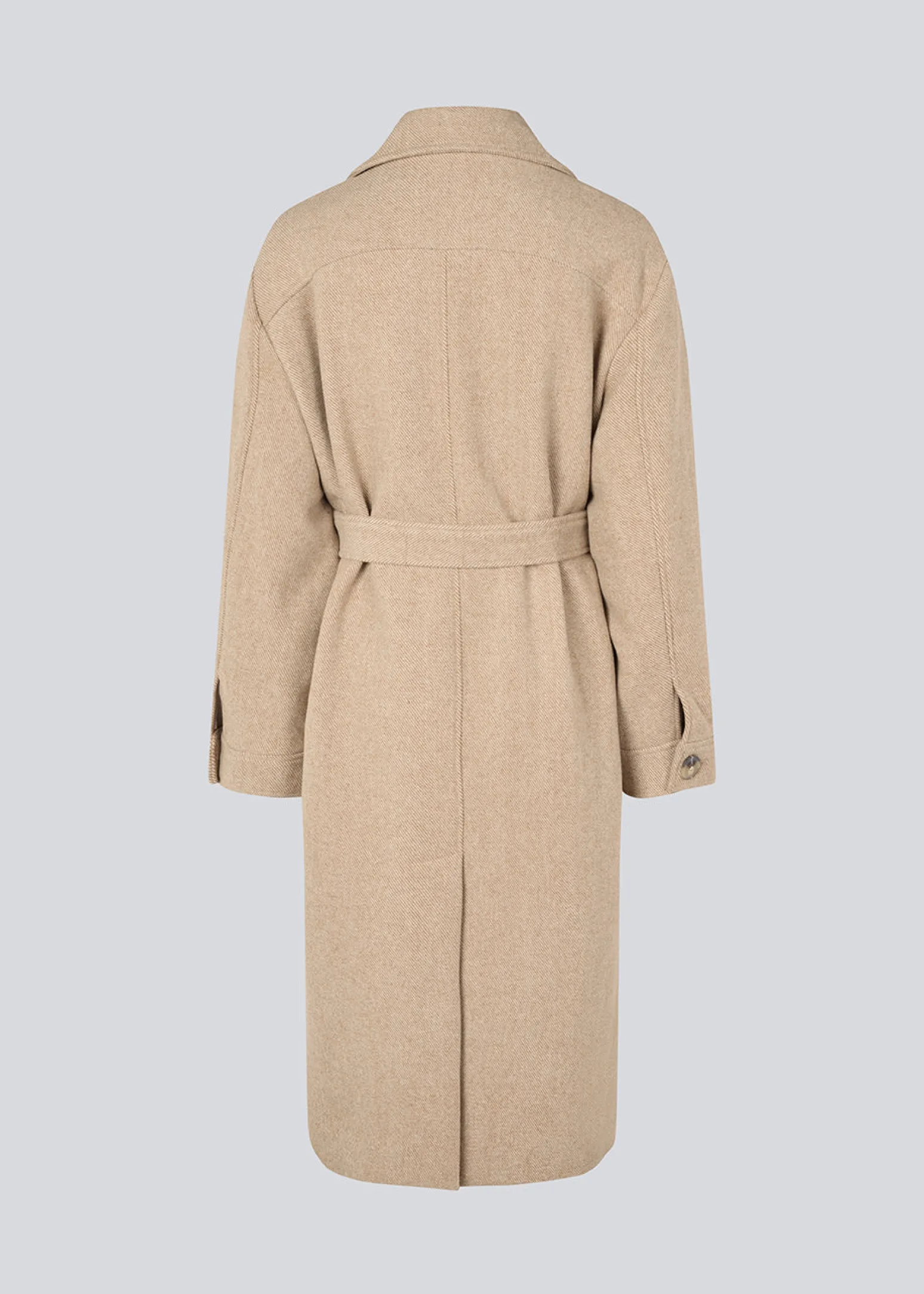 Modström JakariMD coat - Beige Twill Melange< Frakker & Jakker