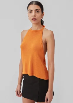Modström JosefineMD halterneck top - Dusty Ombre< Toppe