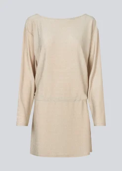 Modström JosefineMD short dress - Pale Gold< Kjoler