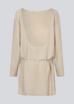 Modström JosefineMD short dress - Pale Gold< Kjoler