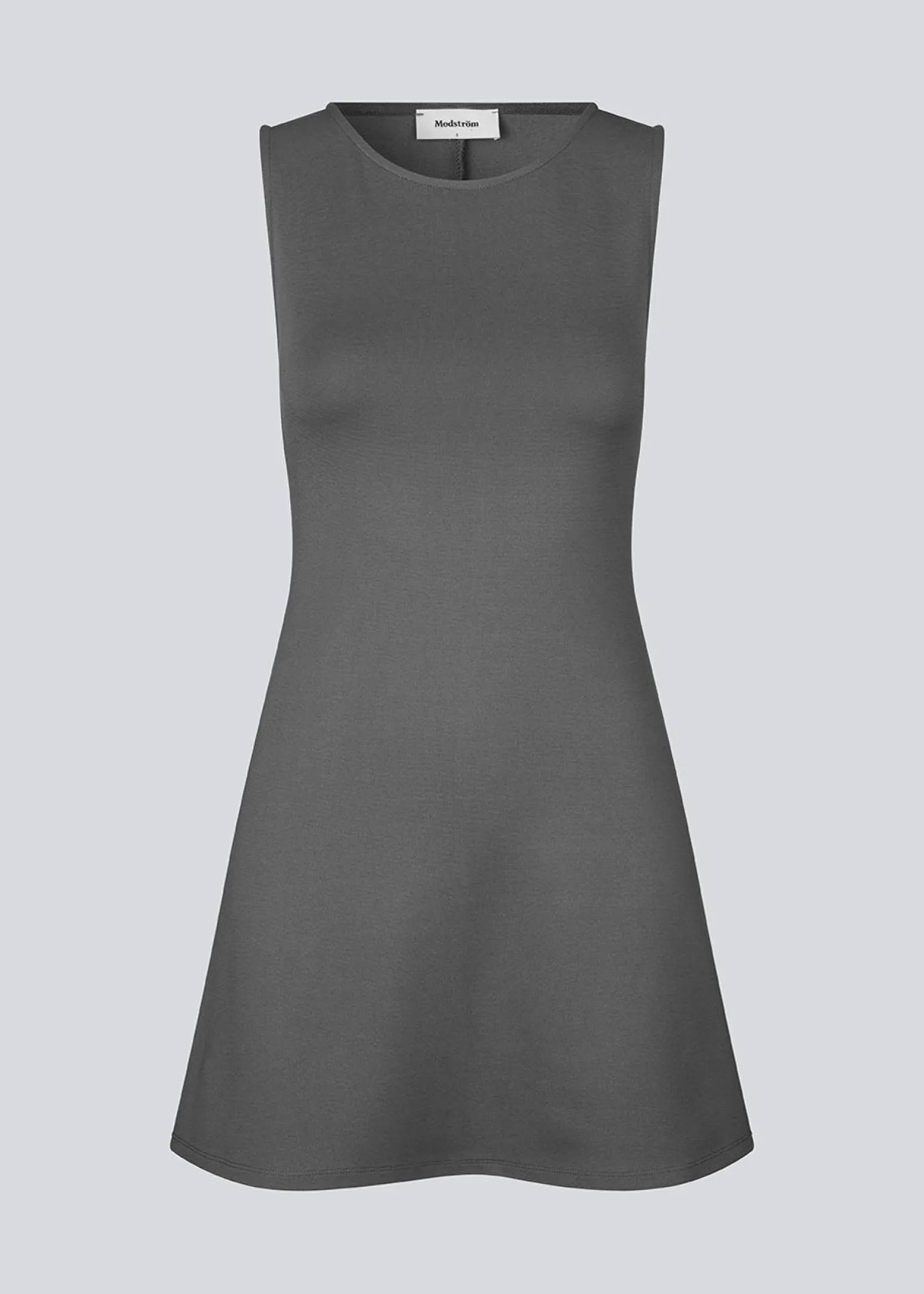 Modström JosefineMD tank flare dress - Rainy Grey< Kjoler