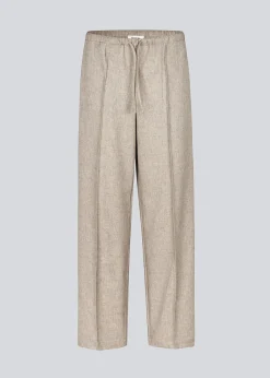 Modström KalemMD pants - Beige melange< Bukser
