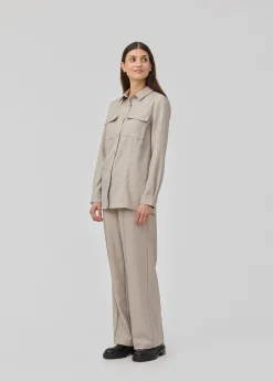Modström KalemMD shirt - Beige melange< Skjorter
