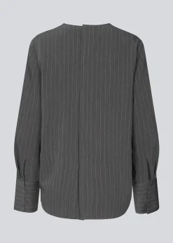 Modström KemmaMD top - Grey Pinstripe< Toppe