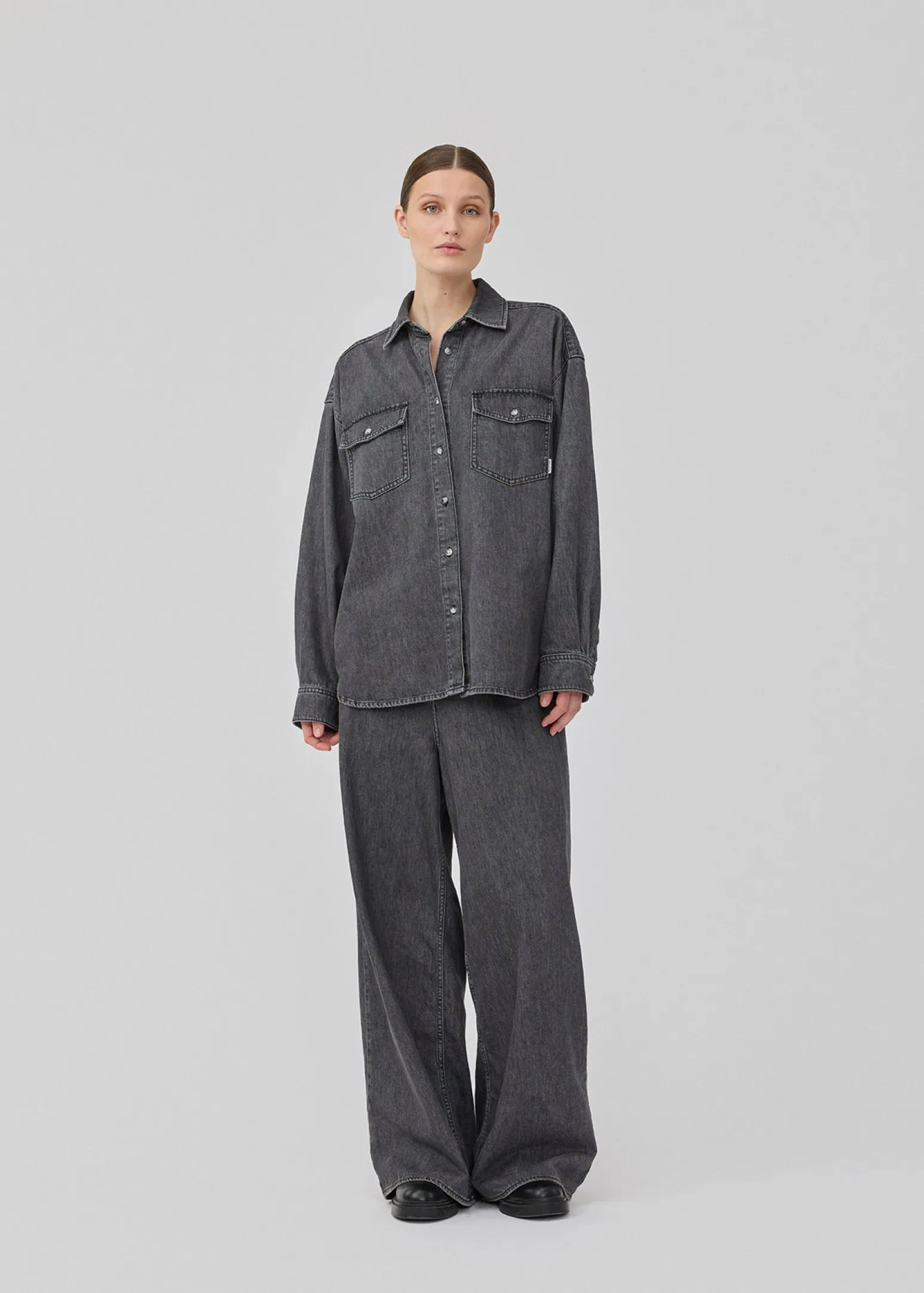 Modström KenaMD shirt - Vintage Grey< Denim|Skjorter