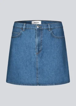 Modström KenaMD short skirt - Medium Blue< Nederdele|Denim