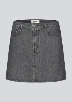 Modström KenaMD short skirt - Vintage Grey< Nederdele|Denim