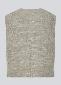 Modström KieraMD vest - Grey Melange< Jakkesæt|Veste