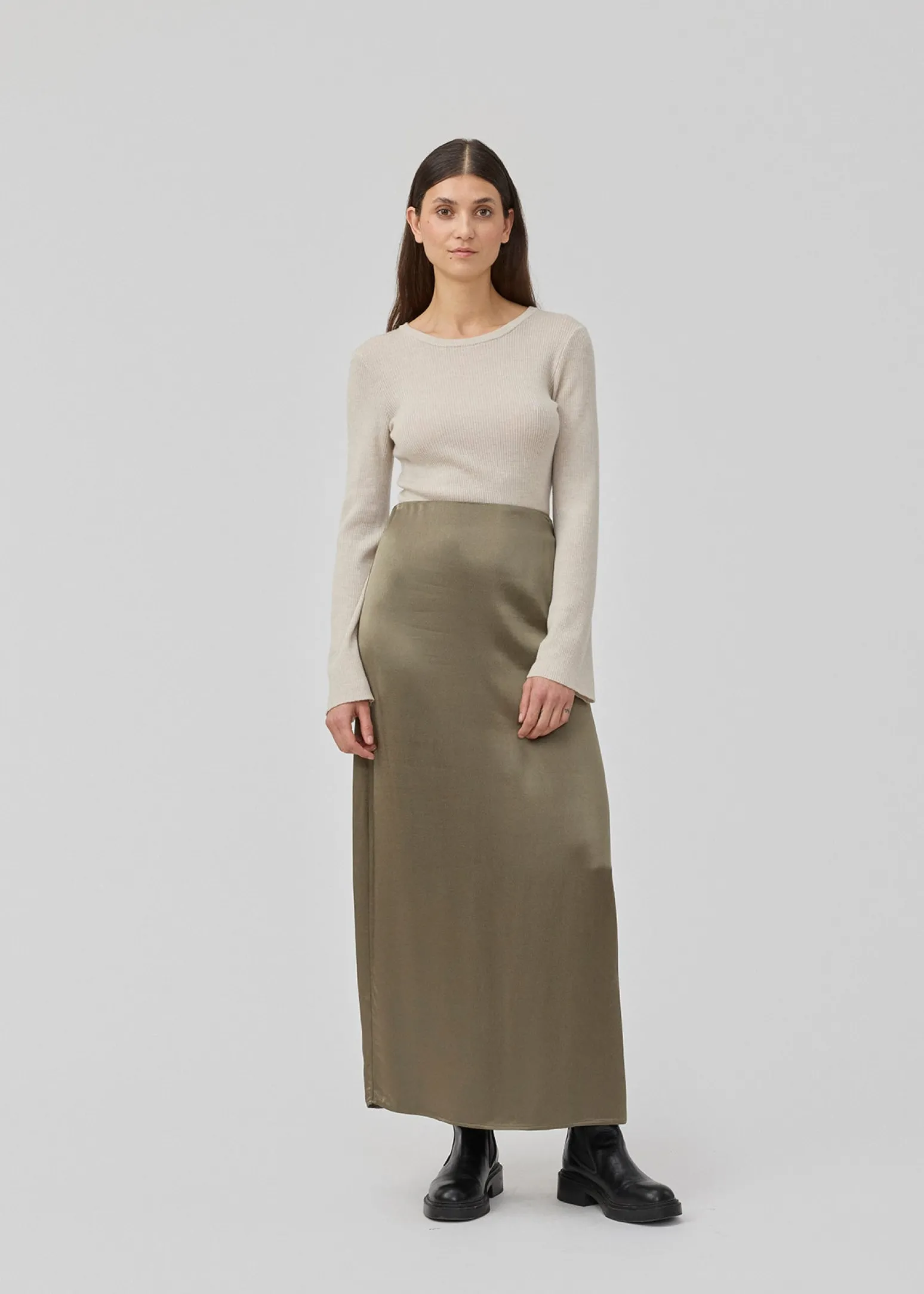 Modström KindleMD skirt - Warm Gray< Nederdele