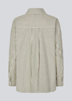 Modström KoraMD LS shirt - Delicate Black Stripe< Skjorter
