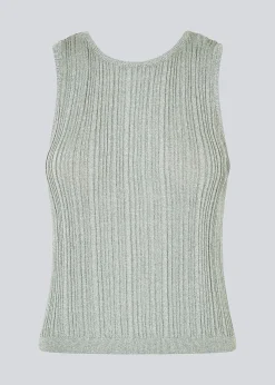 Modström KristenMD top - Silver Grey< Strik & Bluser