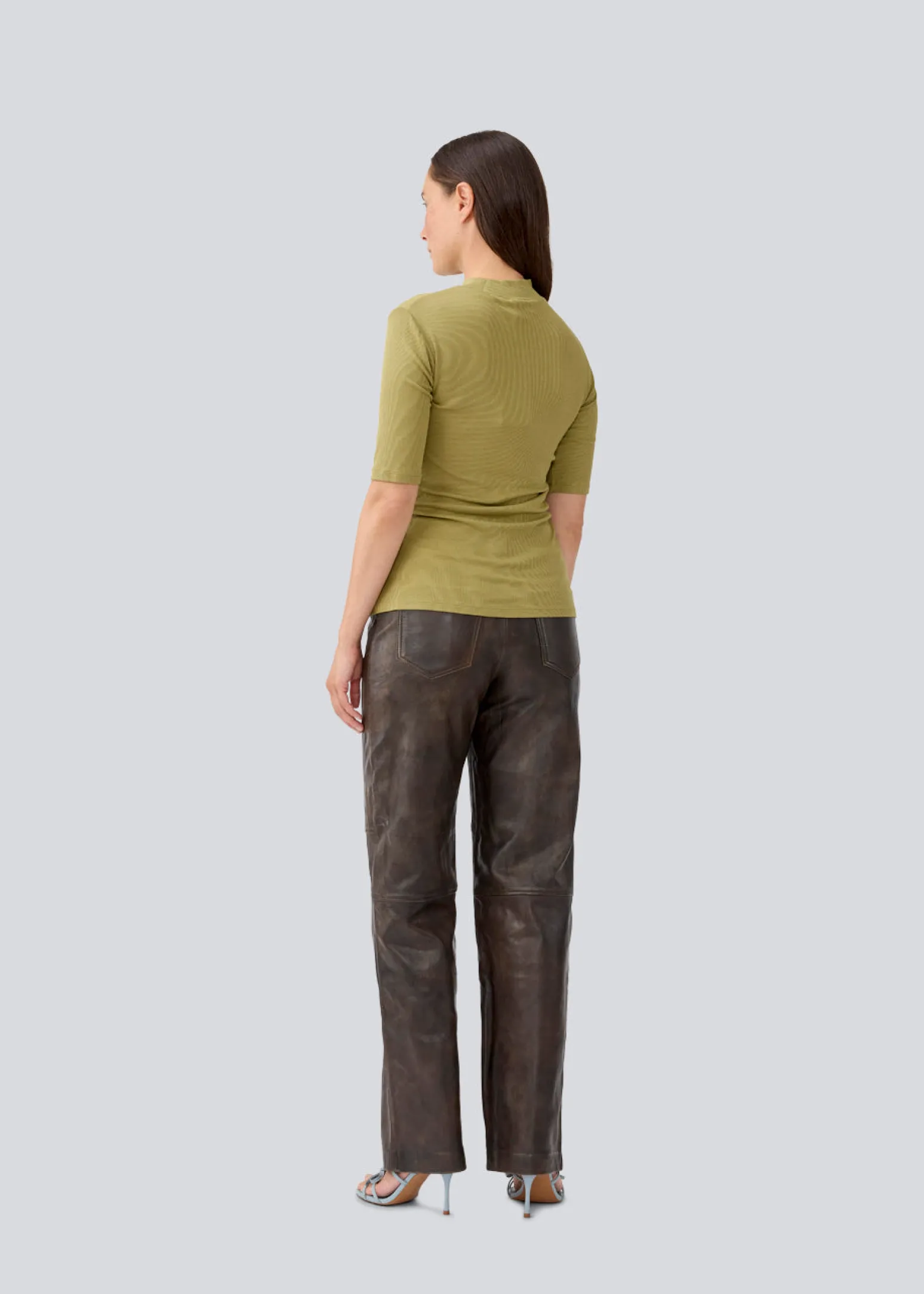 Modström Krown t-shirt - Dark Olive< T-Shirts