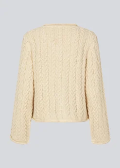 Modström KurtisMD v-neck - Summer Sand< Strik & Bluser