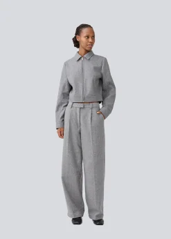 Modström LissieMD pants - Grey Melange< Jakkesæt|Bukser