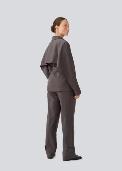 Modström LonnieMD blazer - Dark Grey Melange< Jakkesæt|Blazere