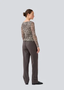 Modström LonnieMD pants - Dark Grey Melange< Jakkesæt|Bukser