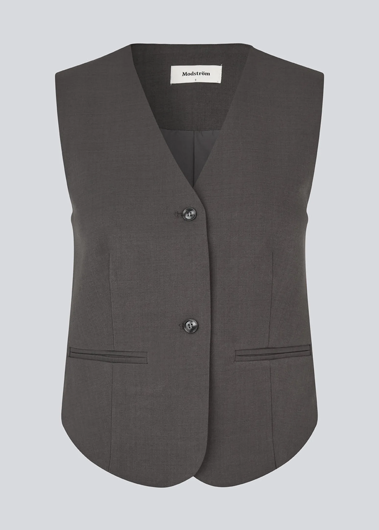 Modström LonnieMD vest - Dark Grey Melange< Veste