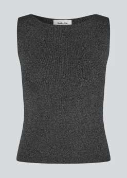 Modström LuckyMD top - Dark Silver< Toppe