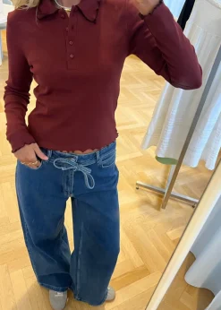 Modström Magdalonemd LS polo -< Toppe