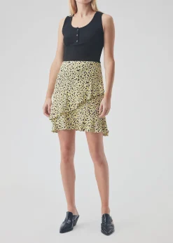 Modström Preloved Berta print skirt, varen er en brugt style - Desert Flower< Preloved