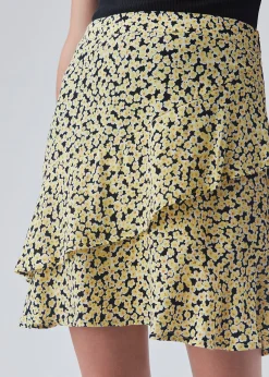 Modström Preloved Berta print skirt, varen er en brugt style - Desert Flower< Preloved