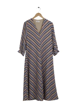 Modström Preloved Clementine print dress - Faded Dark Stripe< Preloved