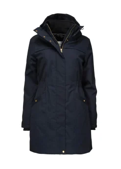 Modström Preloved Frida gold trim, varen er en brugt style - Navy Noir< Preloved